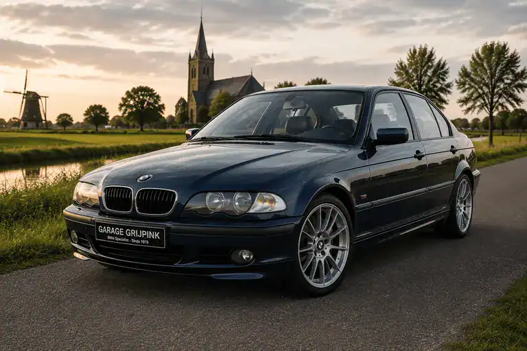 BMW E46 bij Garage Grijpink BMW specialist in Zweins Friesland